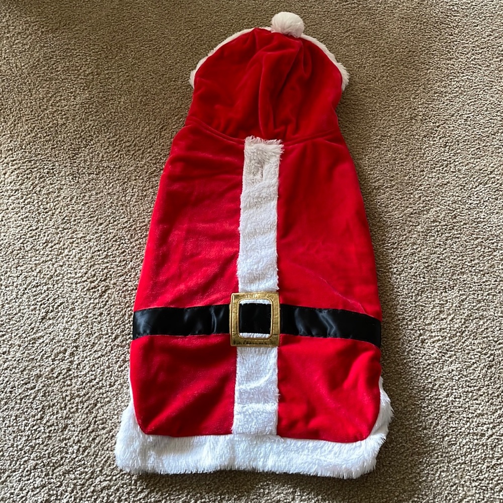 NWOT Friends Forever Dog Santa Claus Costume size XL - Picture 5 of 8